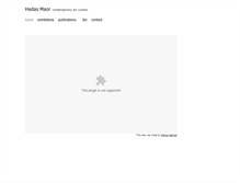 Tablet Screenshot of hadasmaor.com